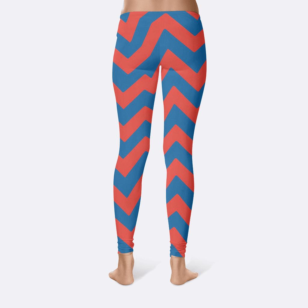 Zigzag Fusion Spectrum high-waist leggings