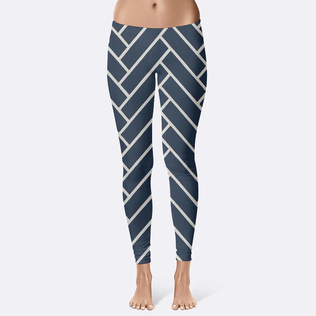 Herringbone Matrix Flow unique fashion leggings
