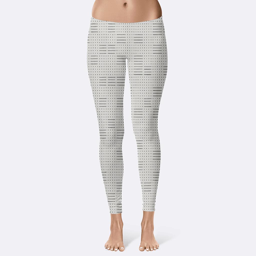 Microline Dither Prime Grid stylish workout leggings