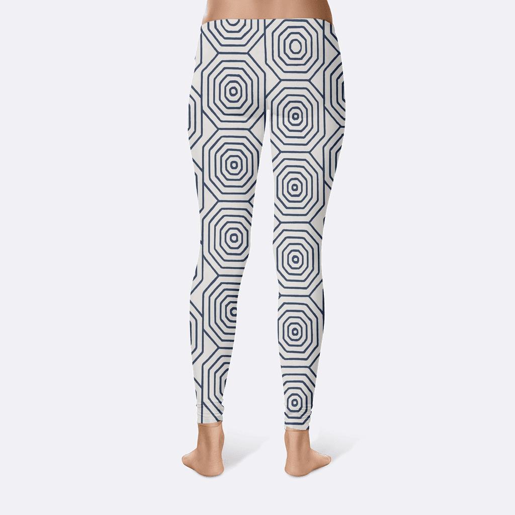 Concentric Loop Signature Matrix comfortable yoga leggings