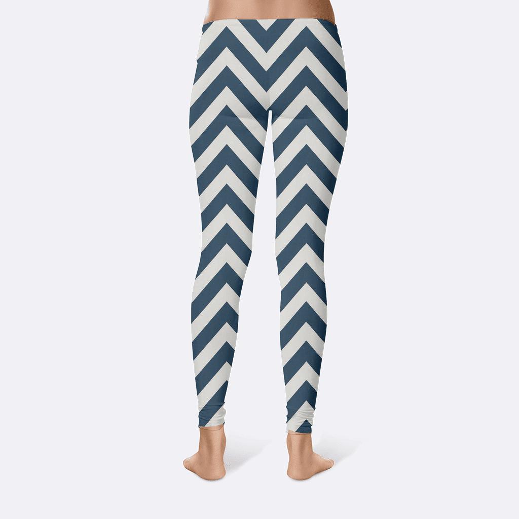 Chevron Wave Interlock trendy athletic leggings