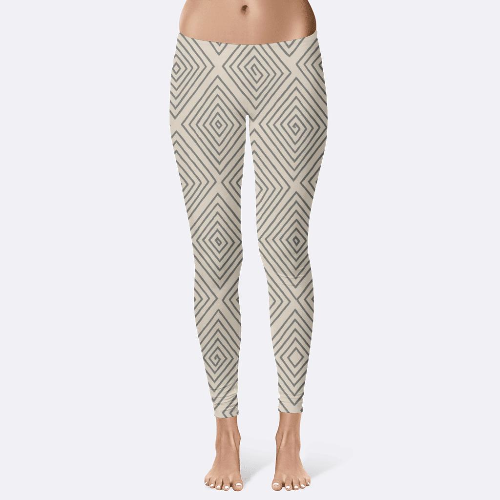 Nested Rhombus Tiling high-waist leggings