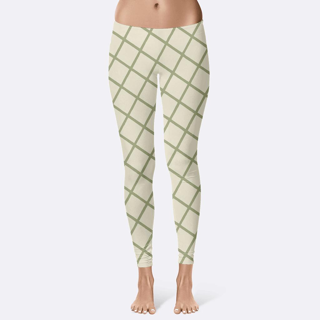 Skewed Grid Flux high-waist leggings