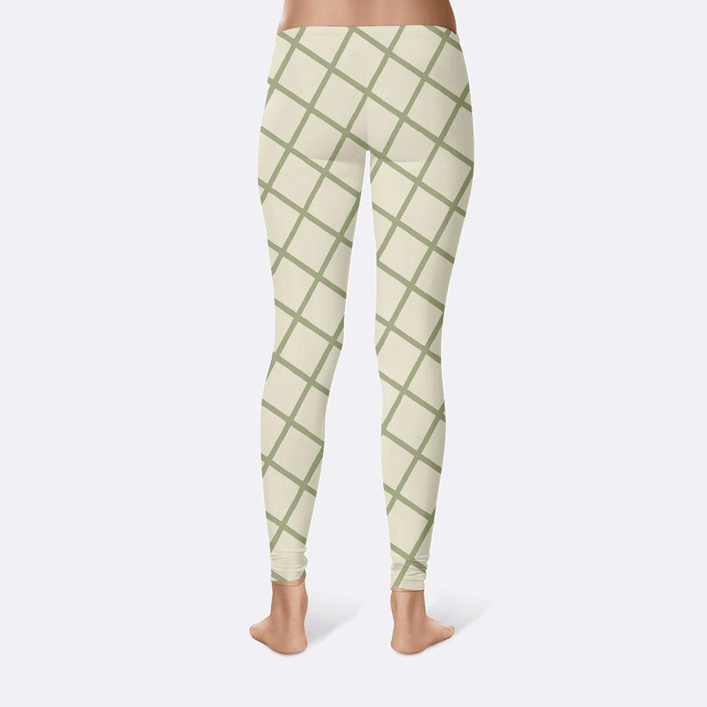 Skewed Grid Flux high-waist leggings