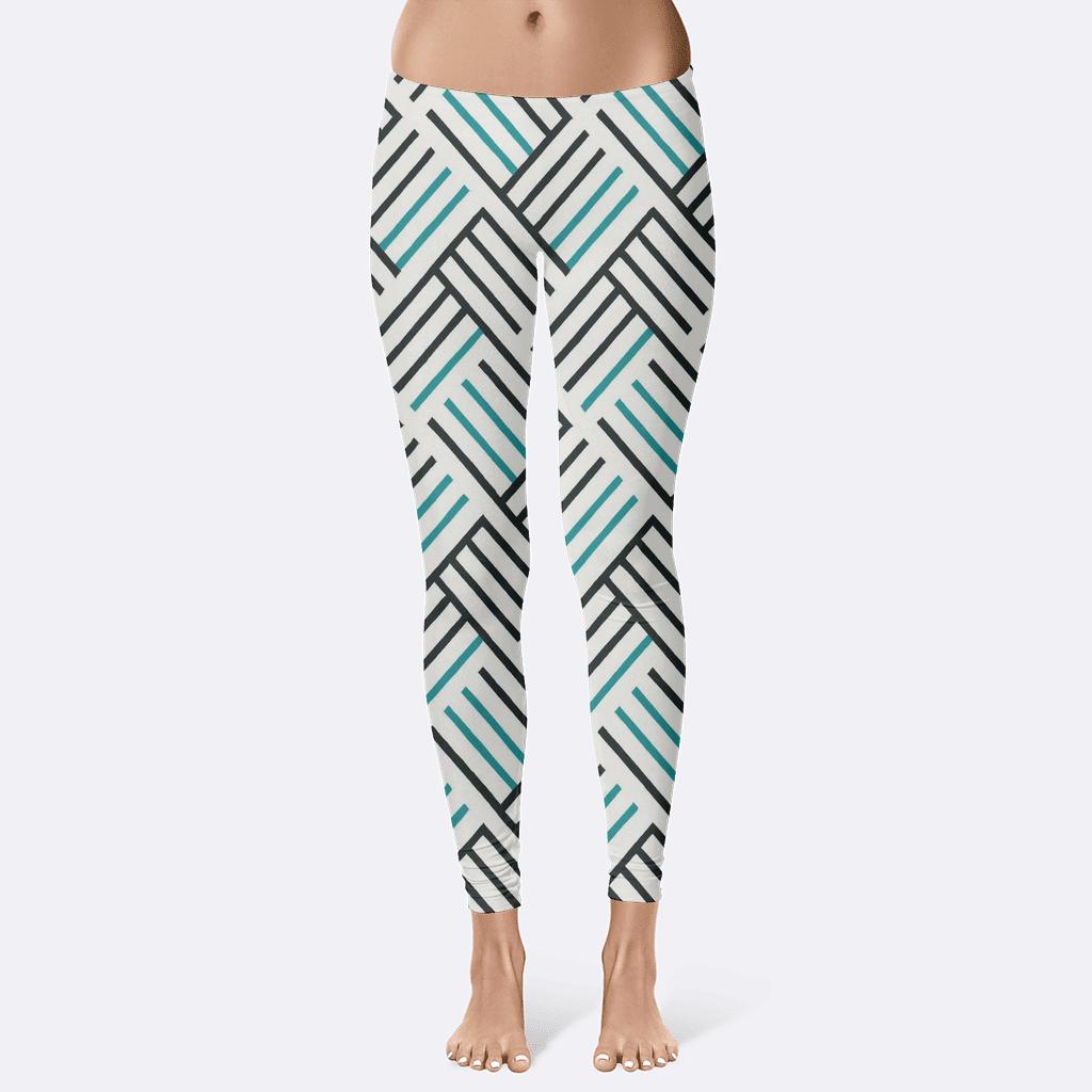 Signature Skew Grid Undercurrent trendy athletic leggings