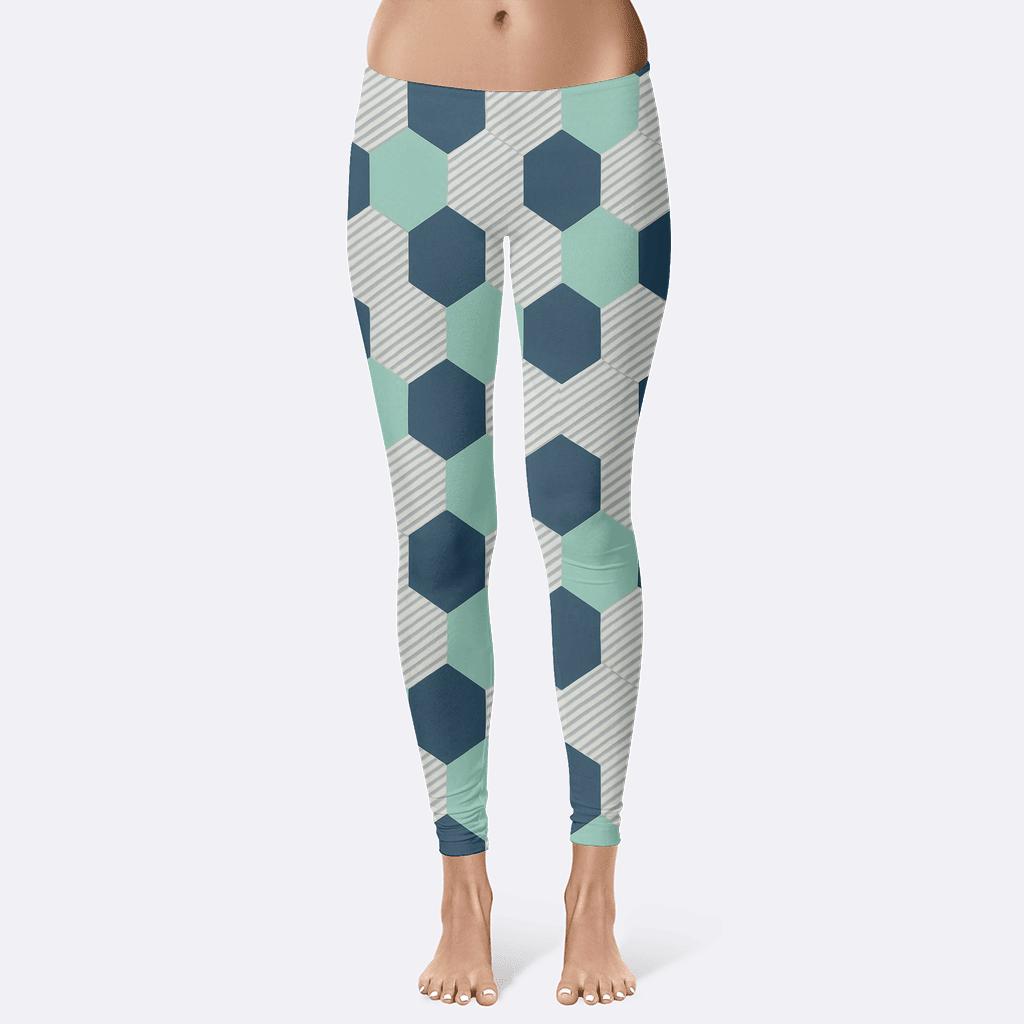 Hex Mesh Premium Relay soft cotton leggings