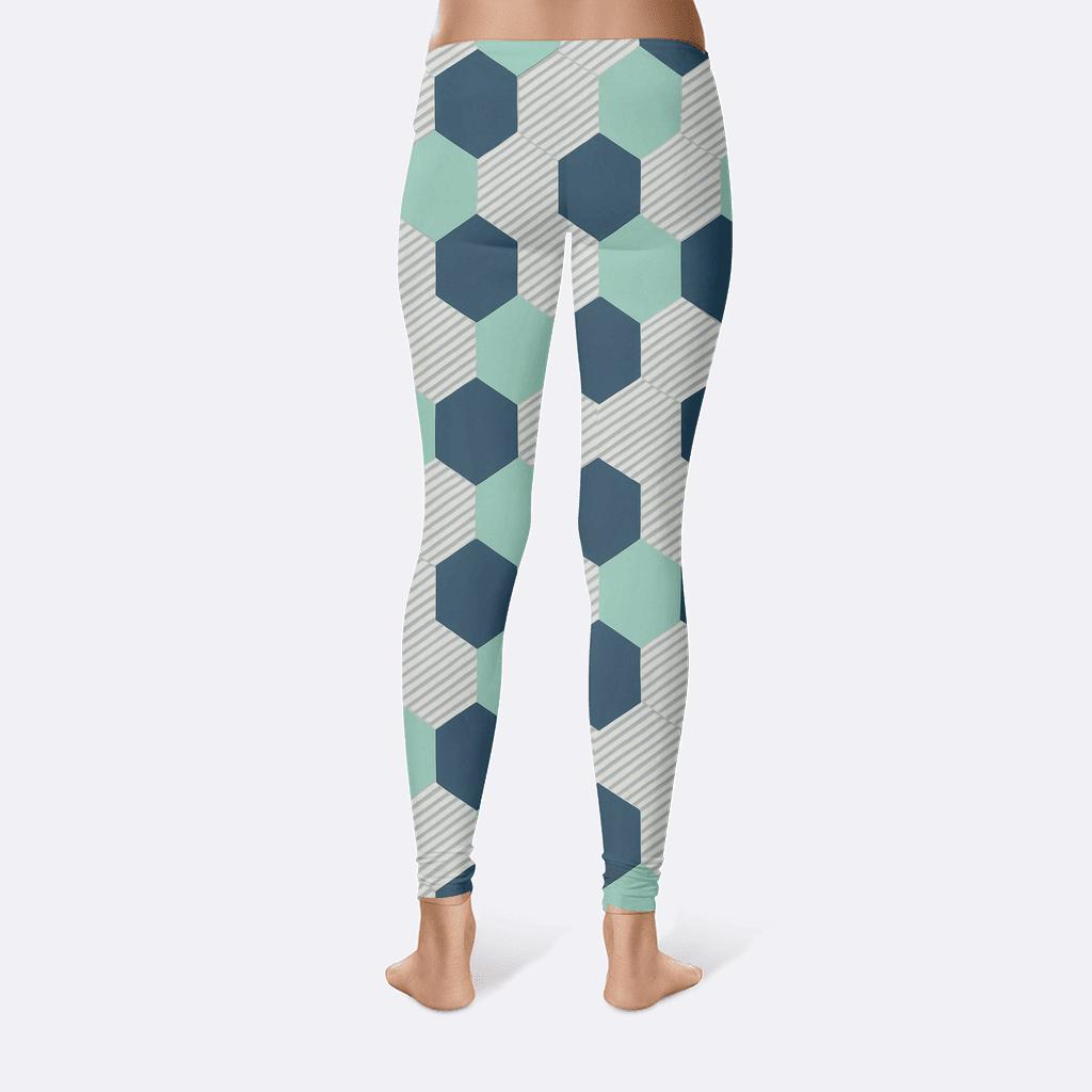 Hex Mesh Premium Relay soft cotton leggings