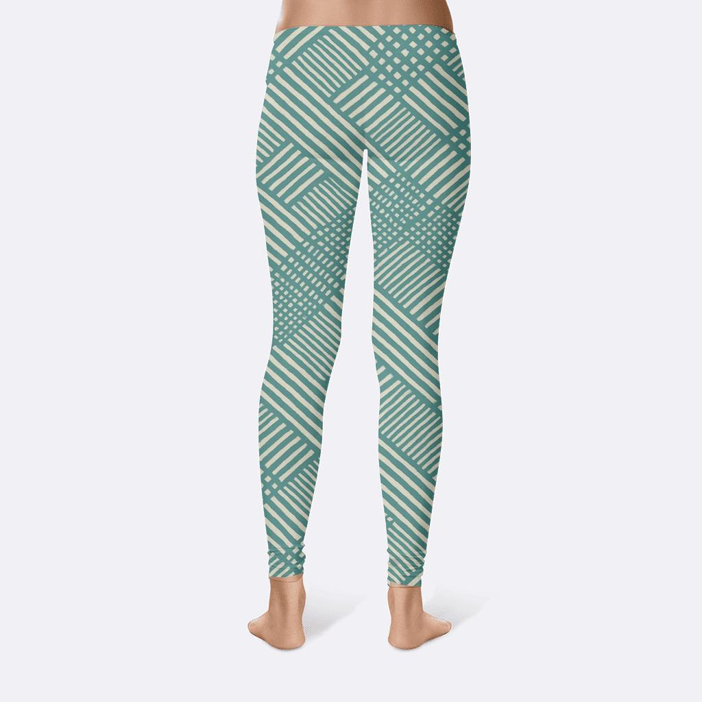Moiré Ribbon Matrix high-waist leggings