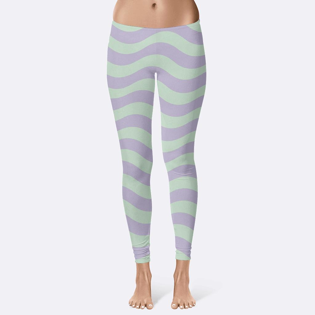 Repetitive Wave Series comfortable yoga leggings