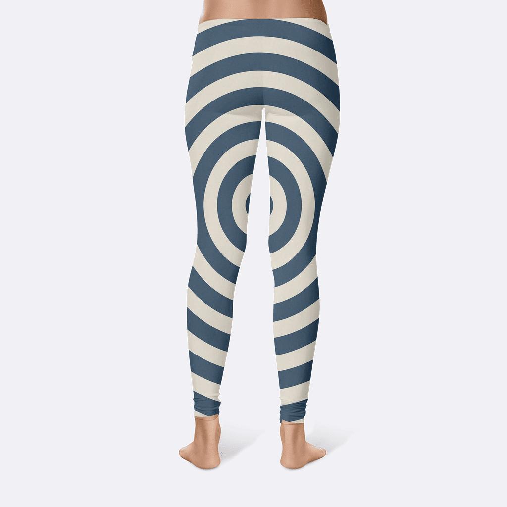 Optical Illusion Circles high-waist leggings