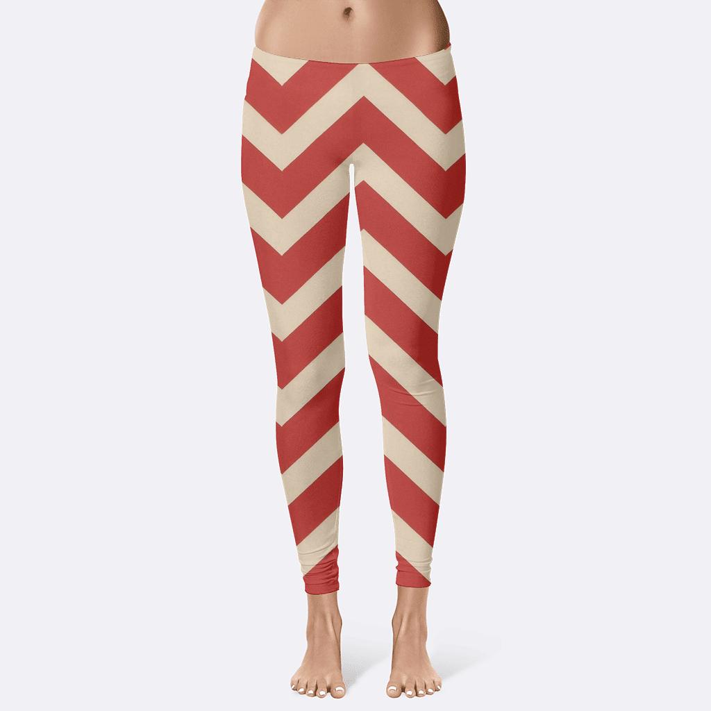 Chevron Pulse Stack designer patterned leggings