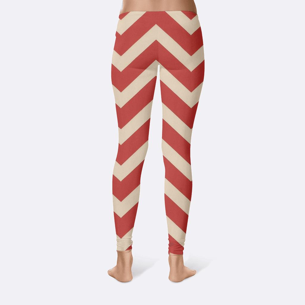 Chevron Pulse Stack designer patterned leggings