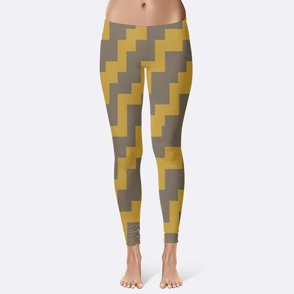 Diagonal Stair Array custom leggings