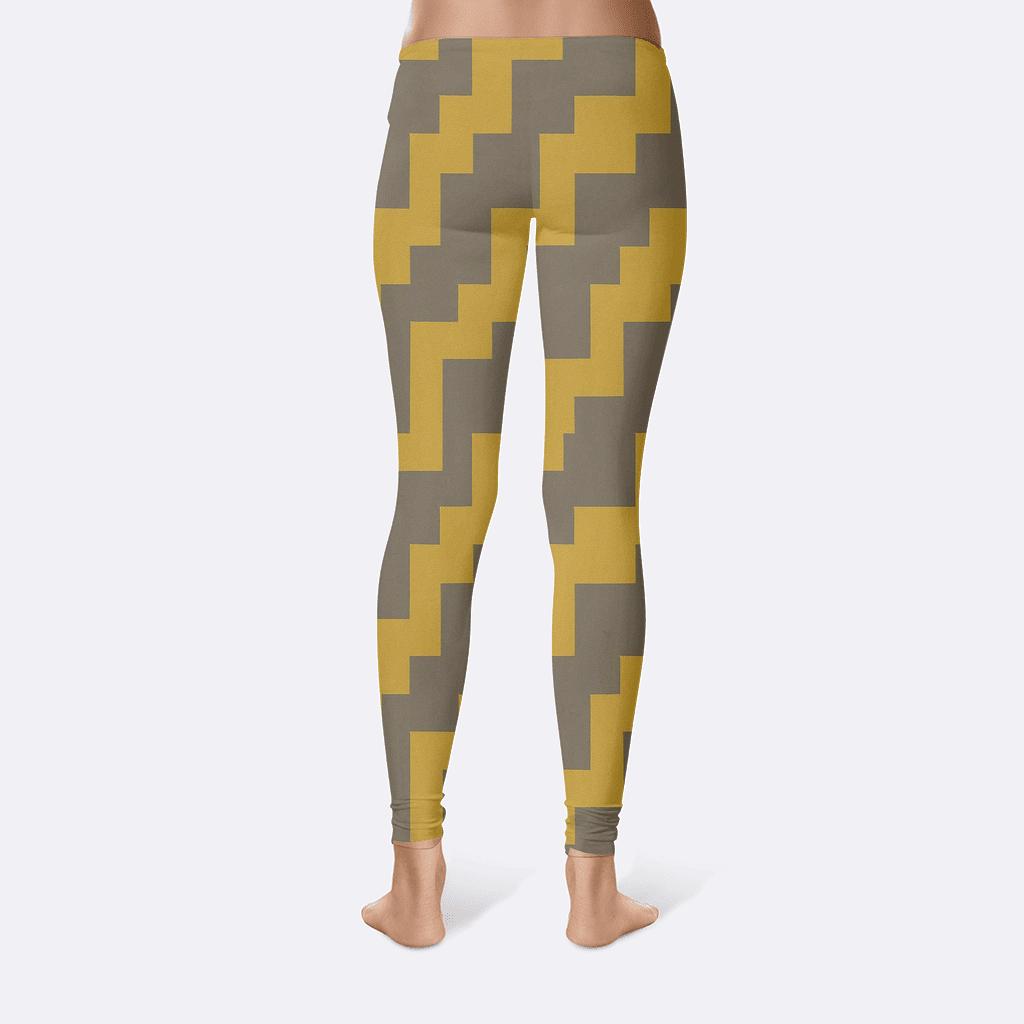 Diagonal Stair Array custom leggings