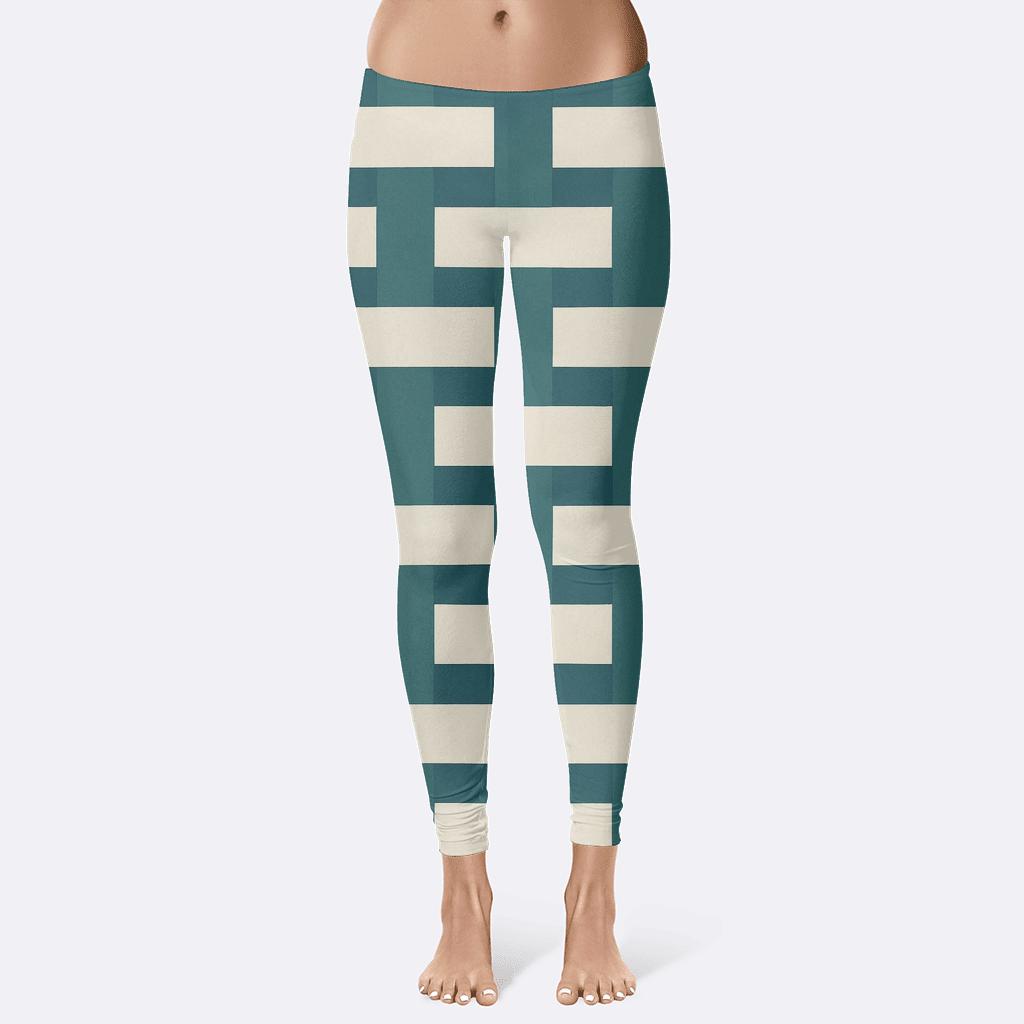 Interlock Stripe Weave custom leggings