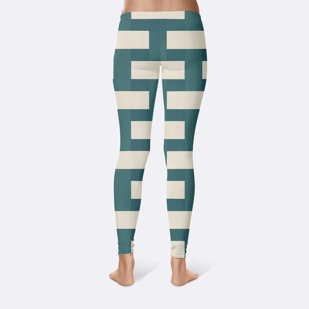 Interlock Stripe Weave custom leggings