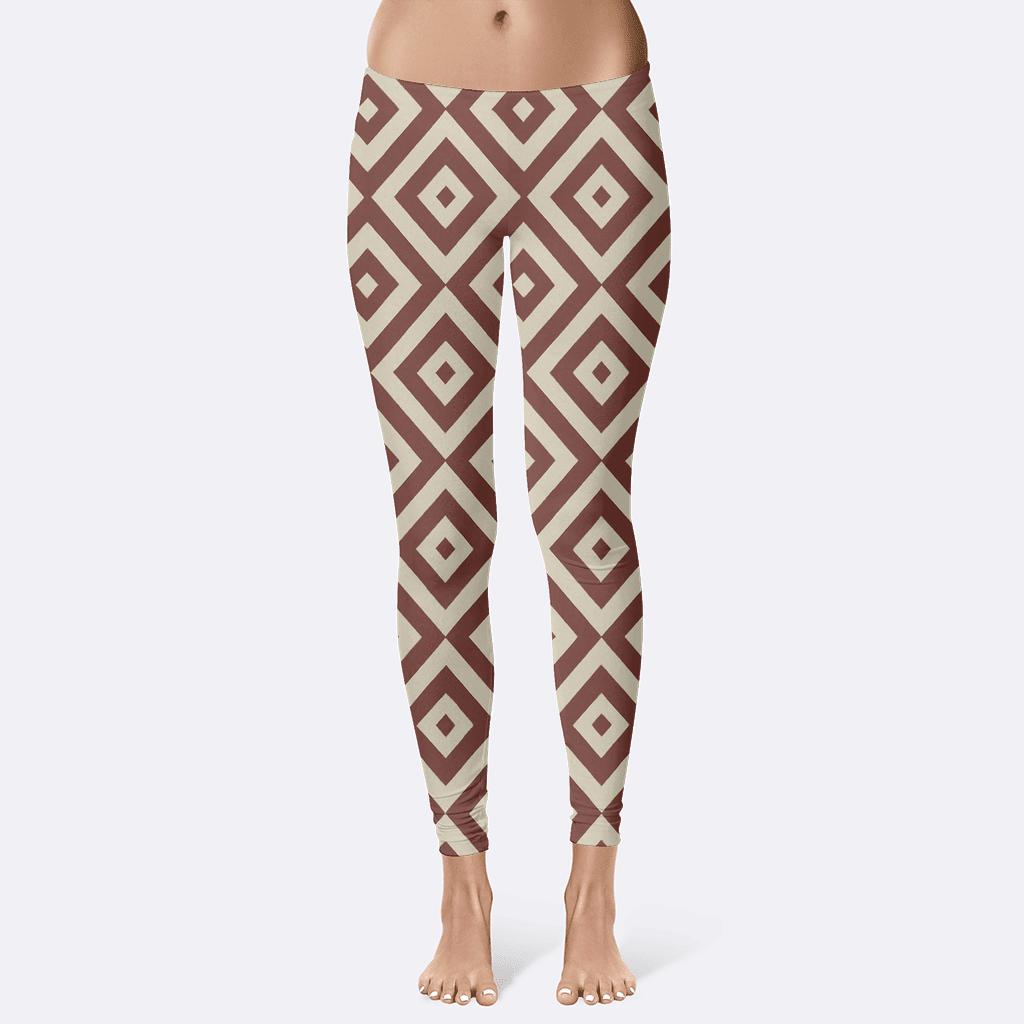 Nested Rhombus Field unique fashion leggings