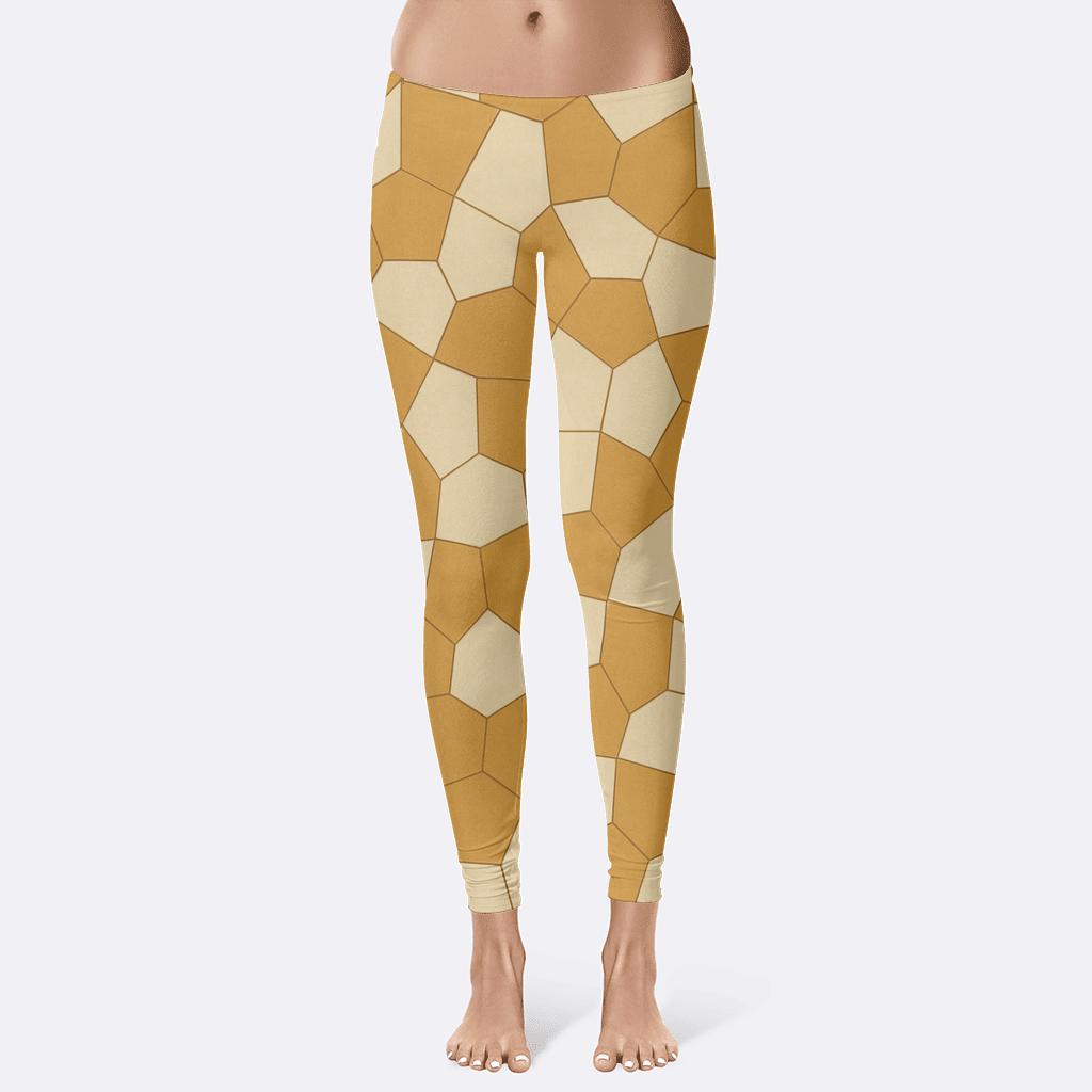 Irregular Polygon Quilt comfortable yoga leggings