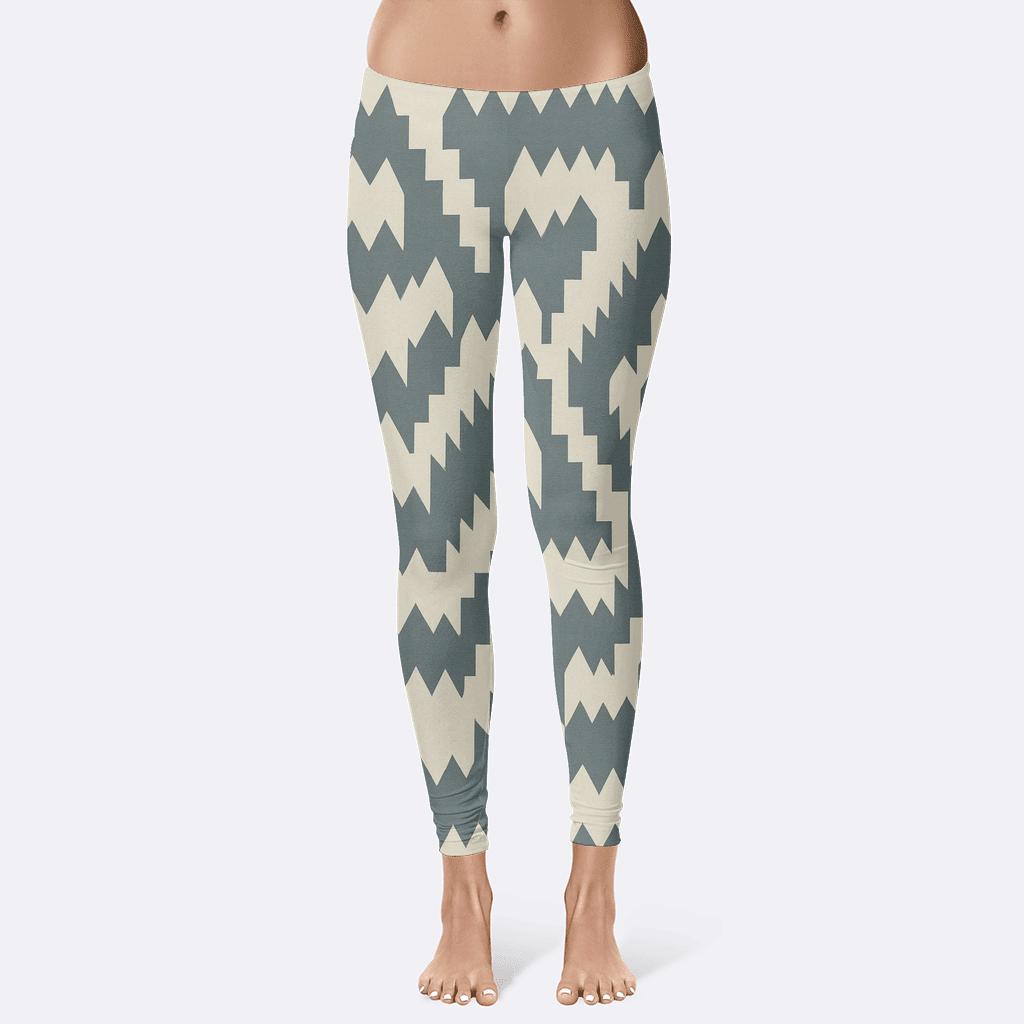 Recursive Edge Cascade designer patterned leggings