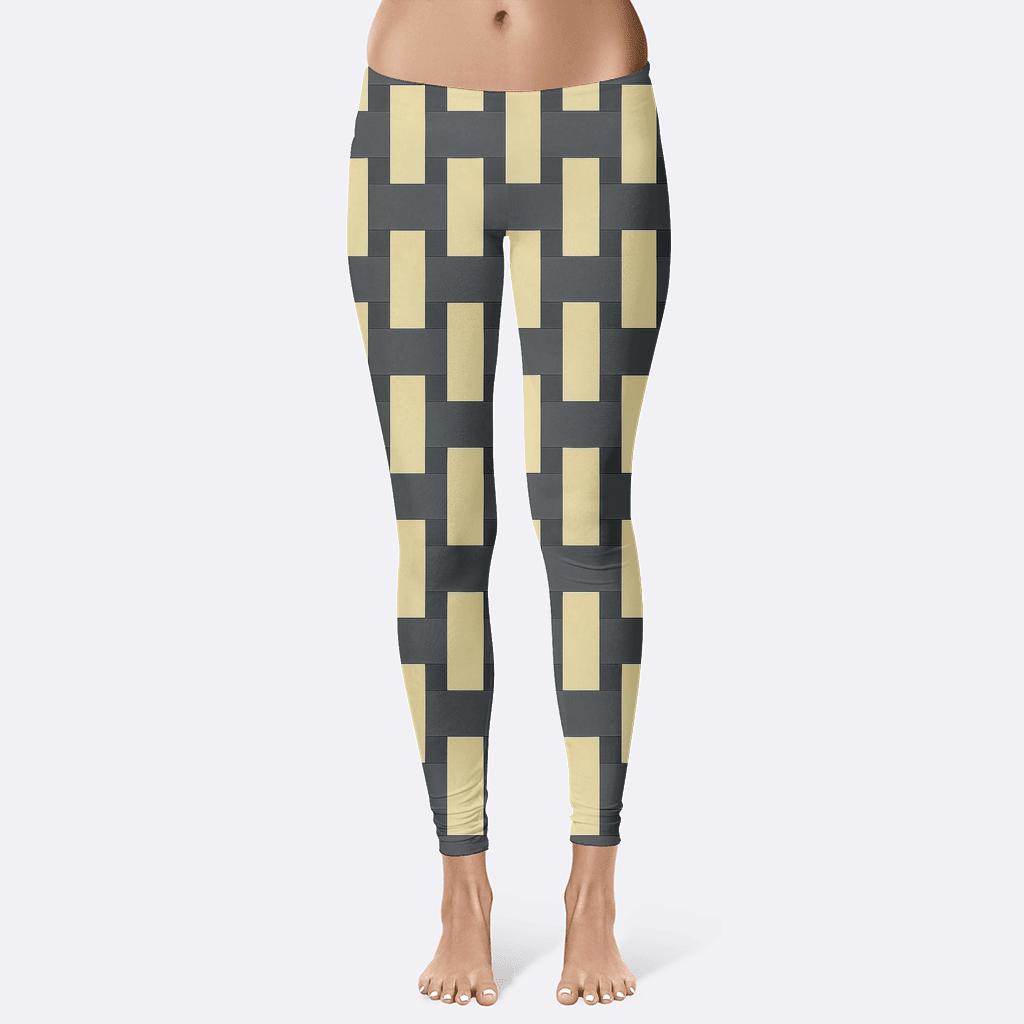 Interlock Stripe Weave stylish workout leggings