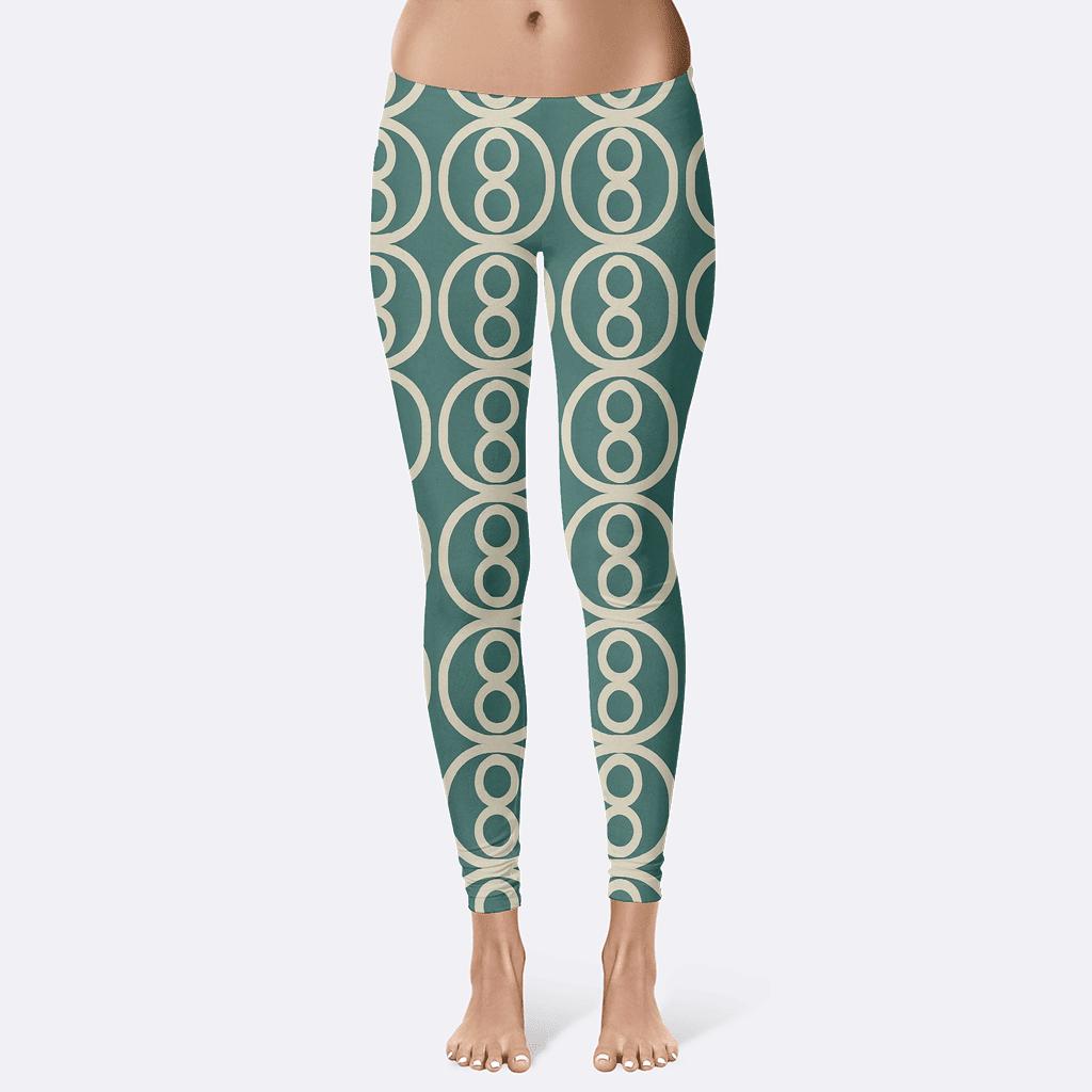 Concentric Loop Registers trendy athletic leggings
