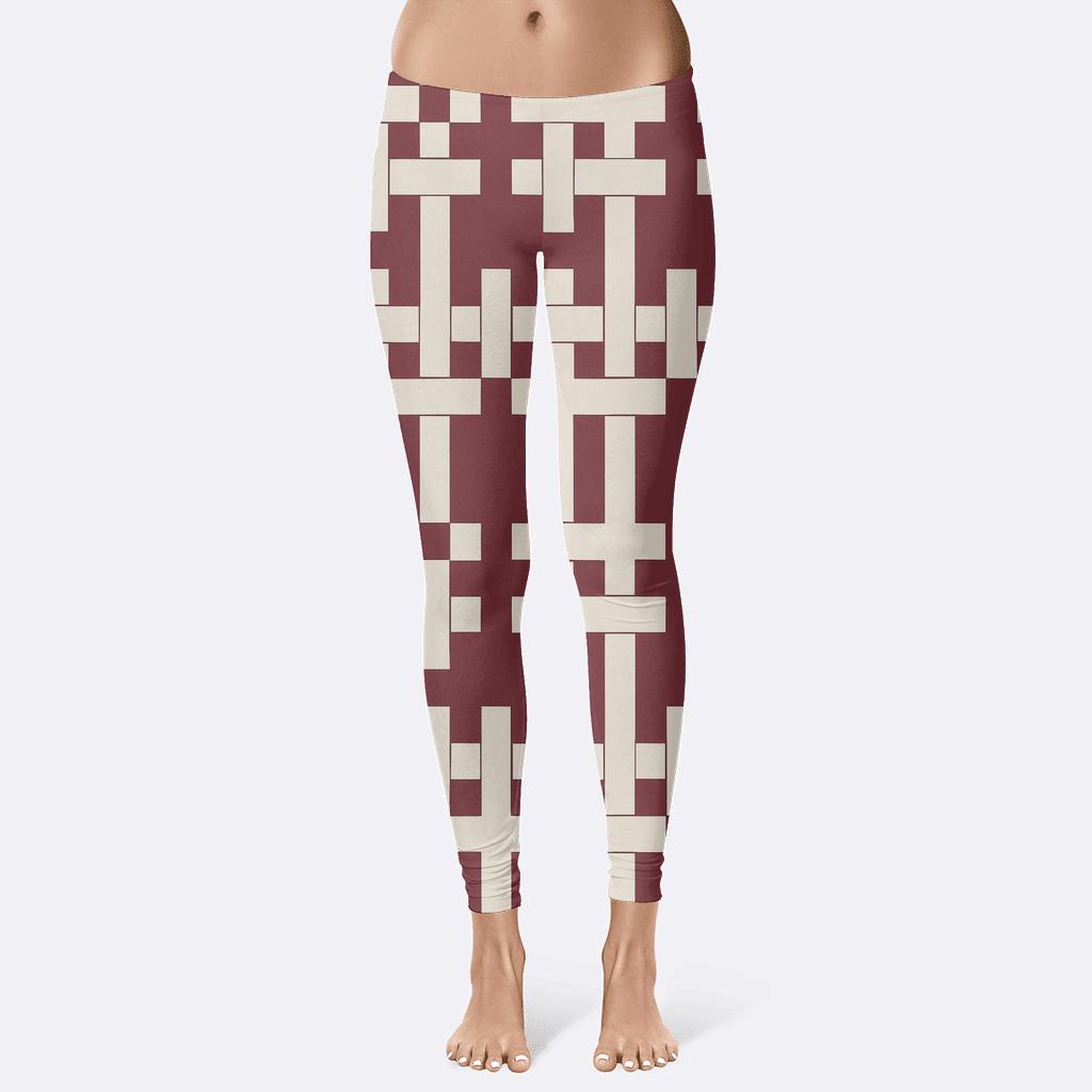 Interlock Stripe Weave stylish workout leggings