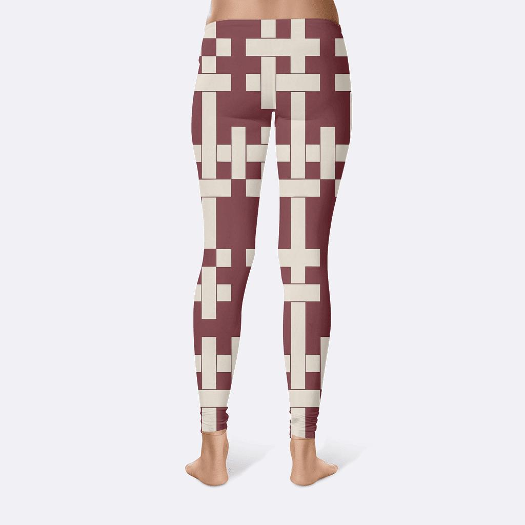 Interlock Stripe Weave stylish workout leggings