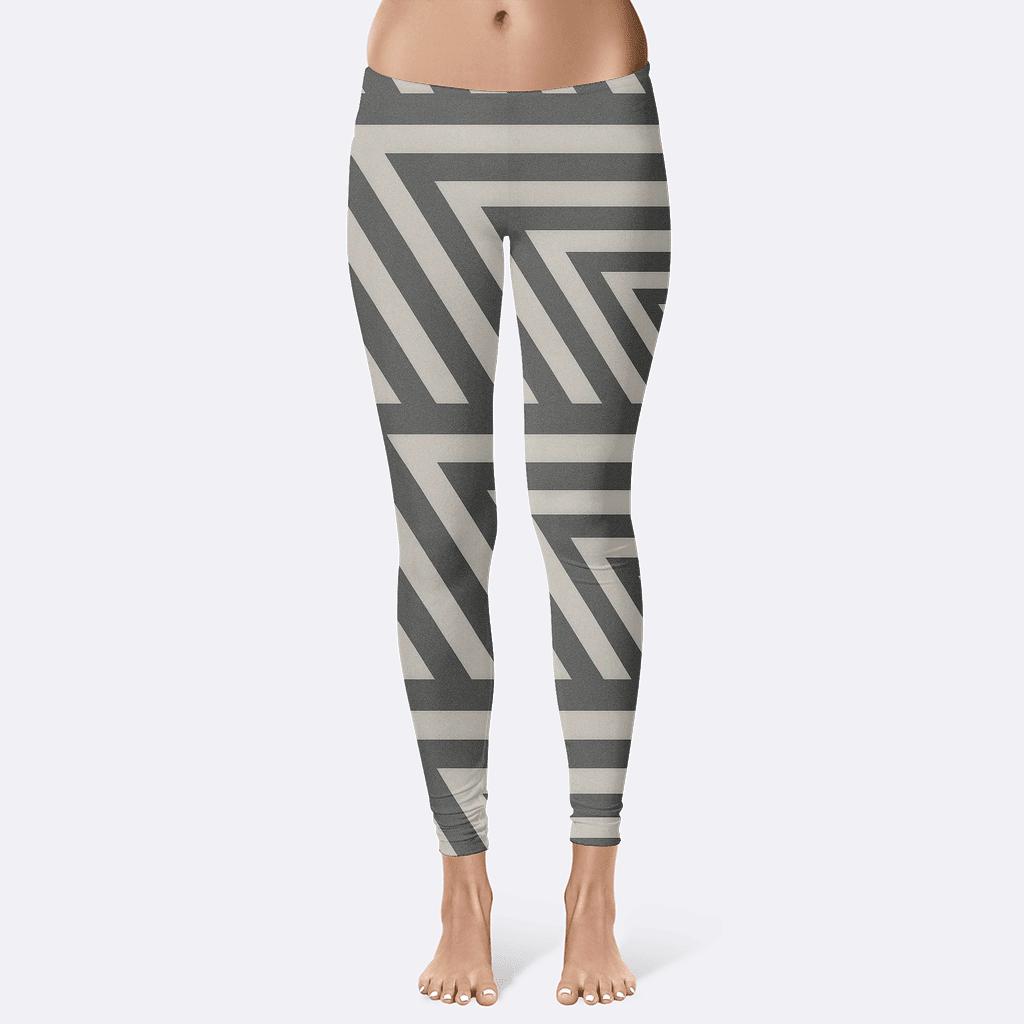 Recursive Edge Cascade designer patterned leggings
