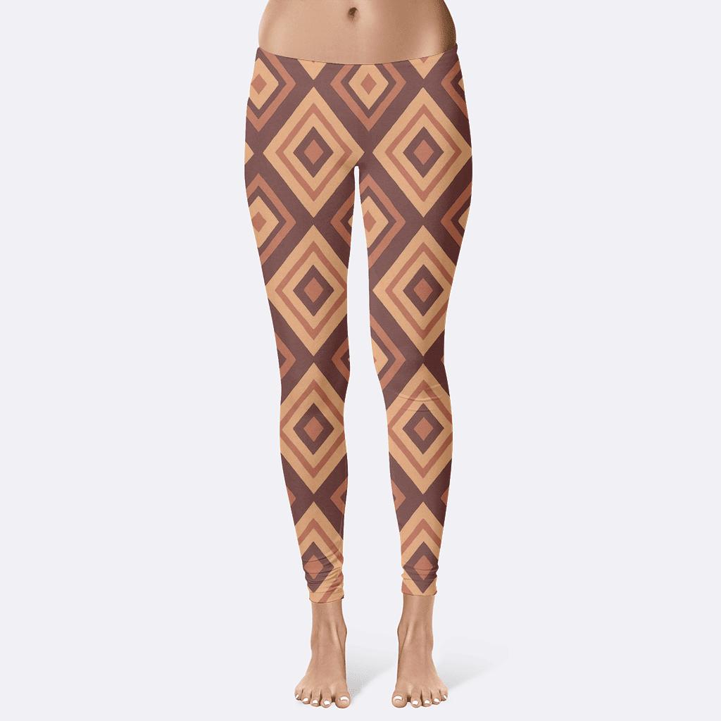 Nested Rhombus Quilt custom leggings