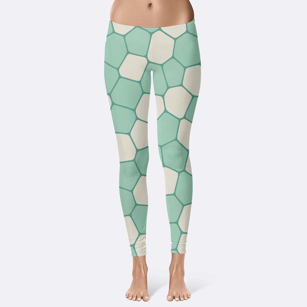 Foam Cell Mosaic comfortable yoga leggings