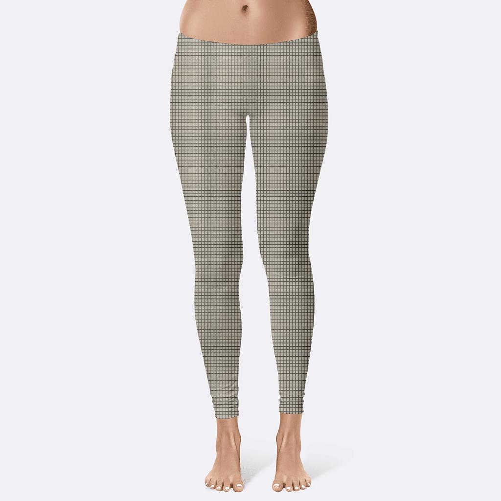 Microline Crosshatch Study high-waist leggings
