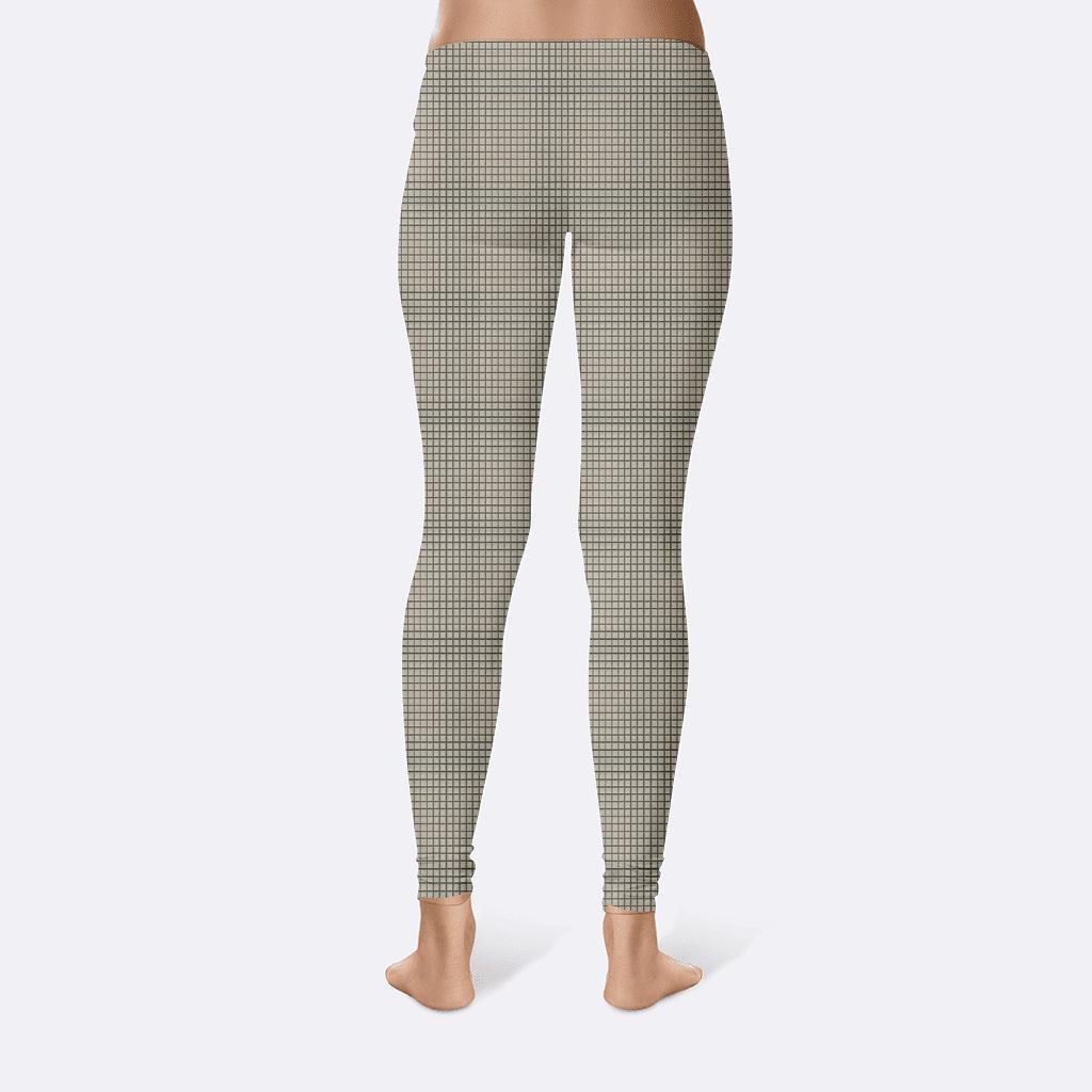Microline Crosshatch Study high-waist leggings