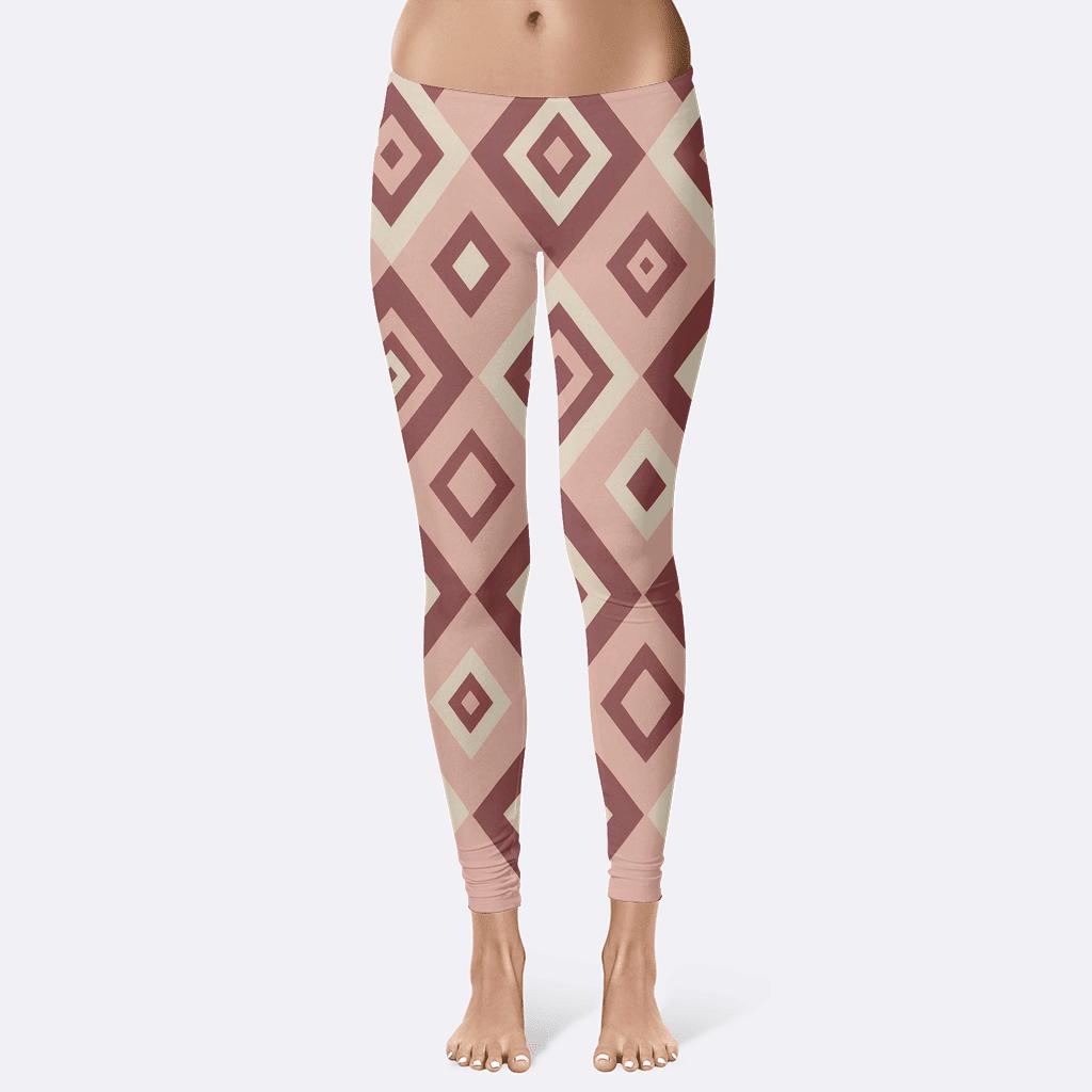 Nested Rhombus Field comfortable yoga leggings