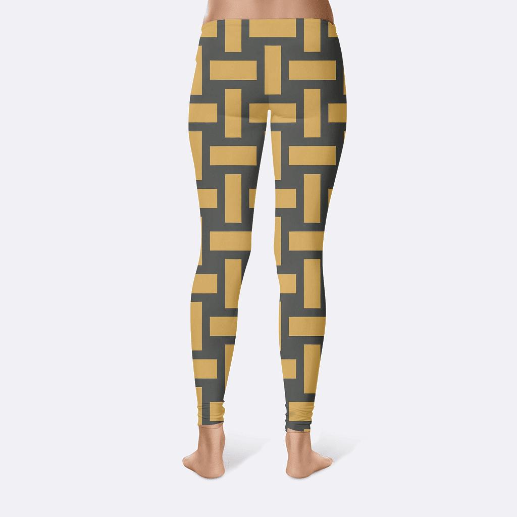Interlock Stripe Weave high-waist leggings