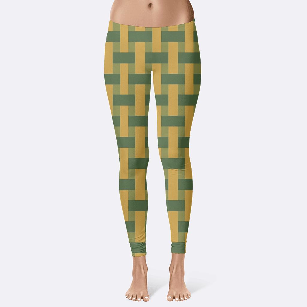 Interlock Stripe Weave unique fashion leggings