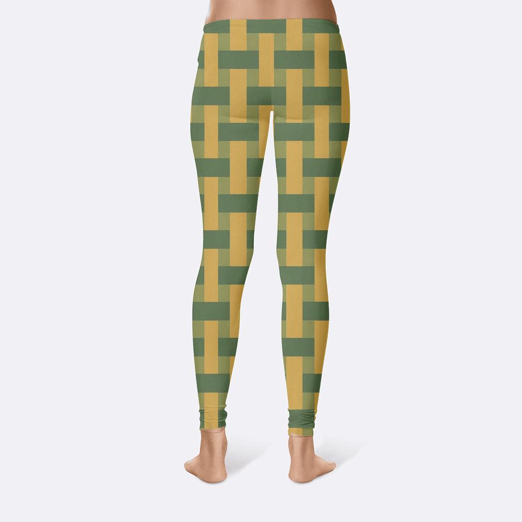 Interlock Stripe Weave unique fashion leggings