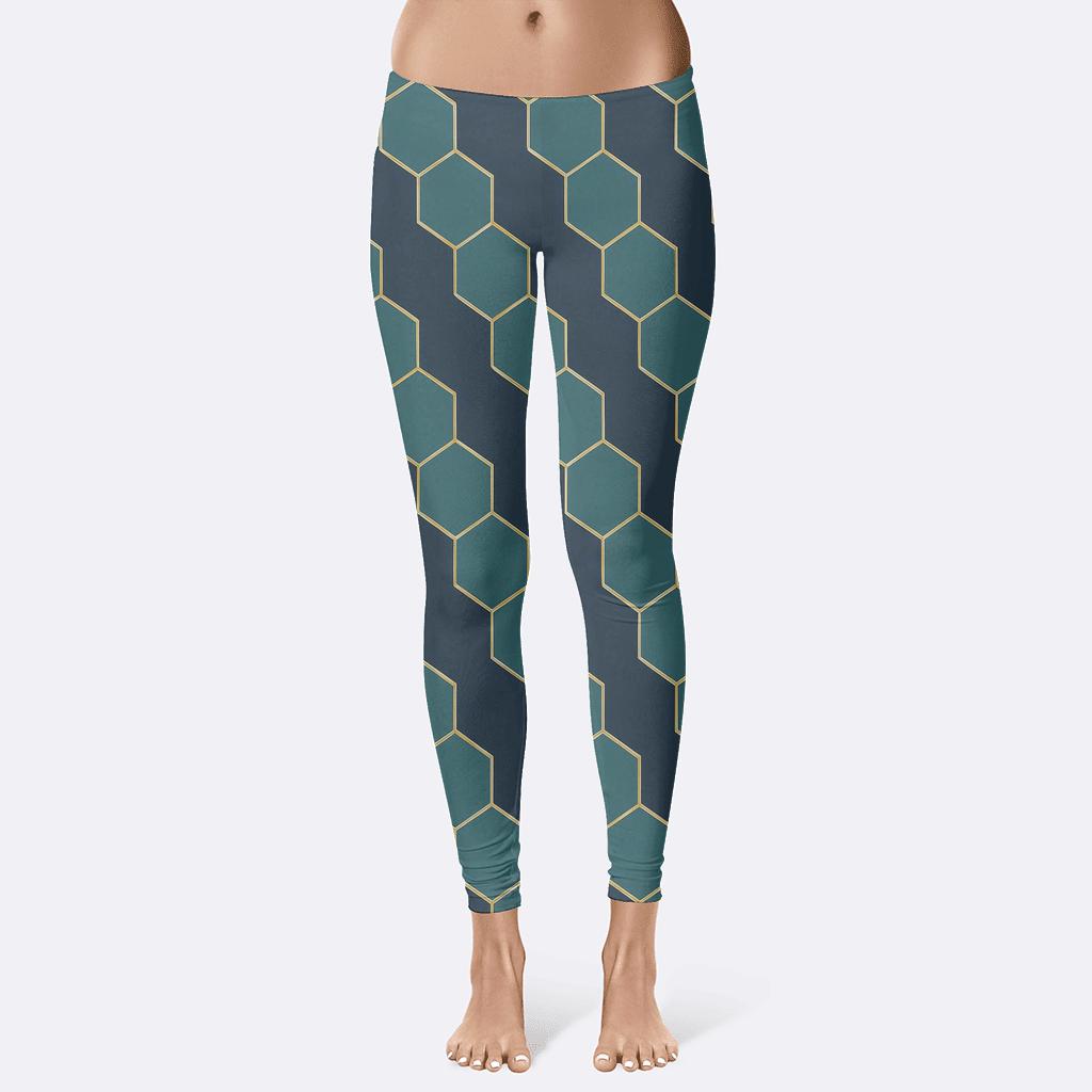 Hex Mesh Driftline soft cotton leggings