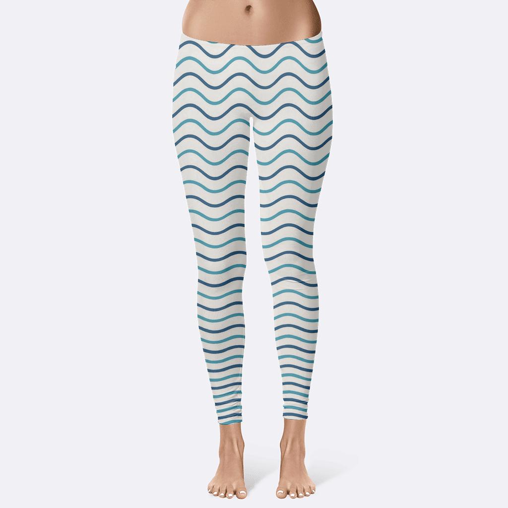 Sinewave Line Pack personalized print leggings