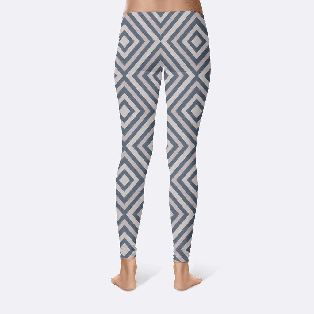 Nested Rhombus Field stylish workout leggings