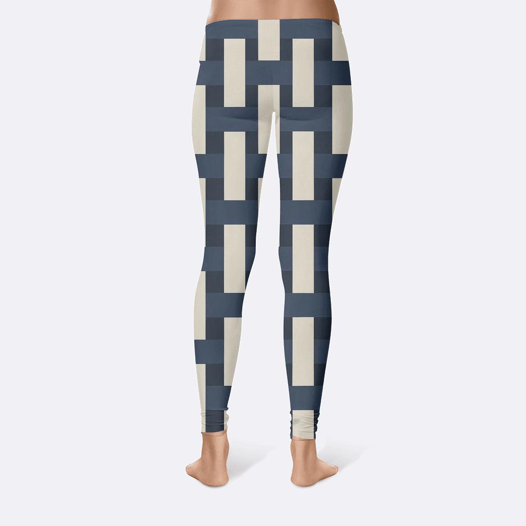 Interlock Stripe Weave unique fashion leggings