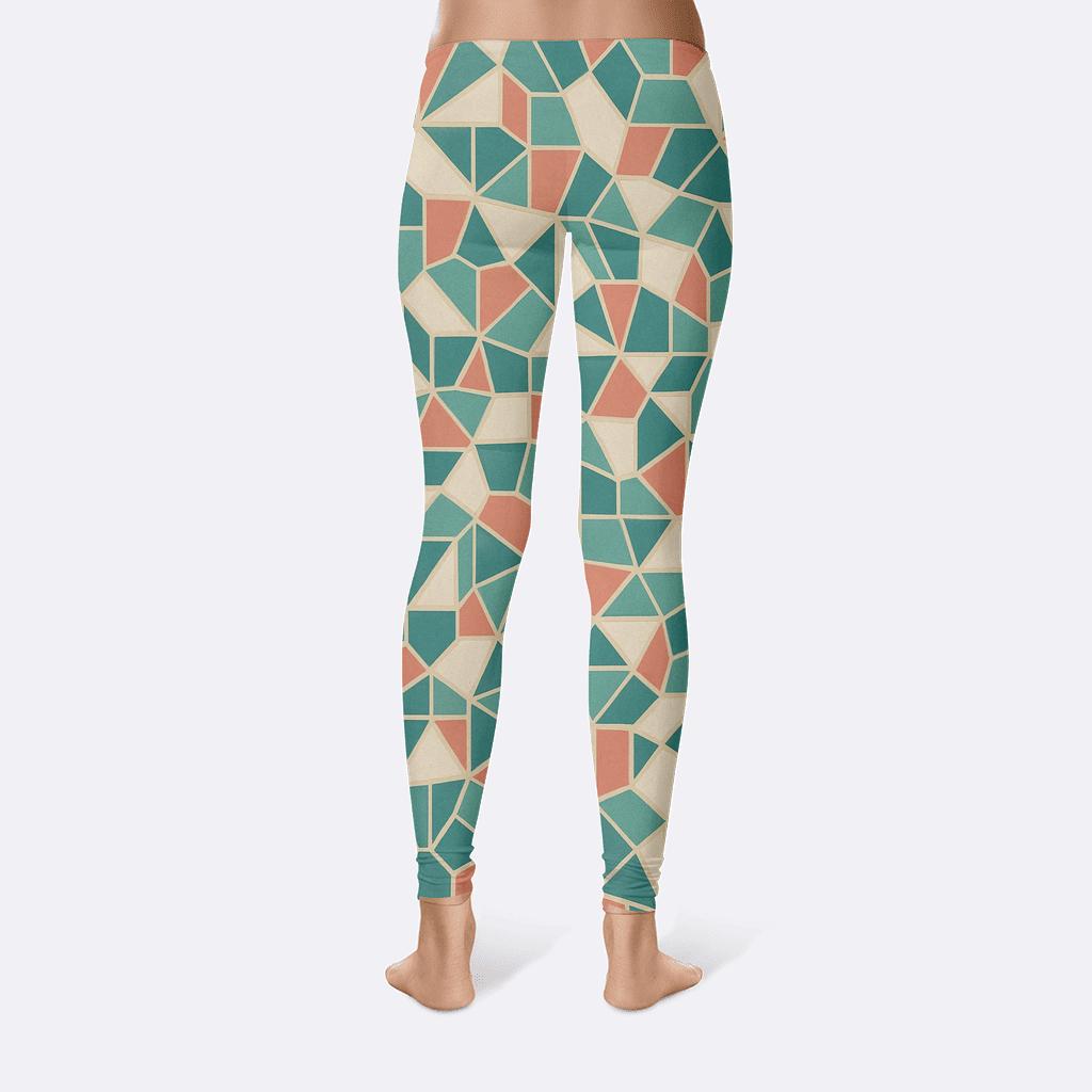 Irregular Polygon Quilt custom leggings