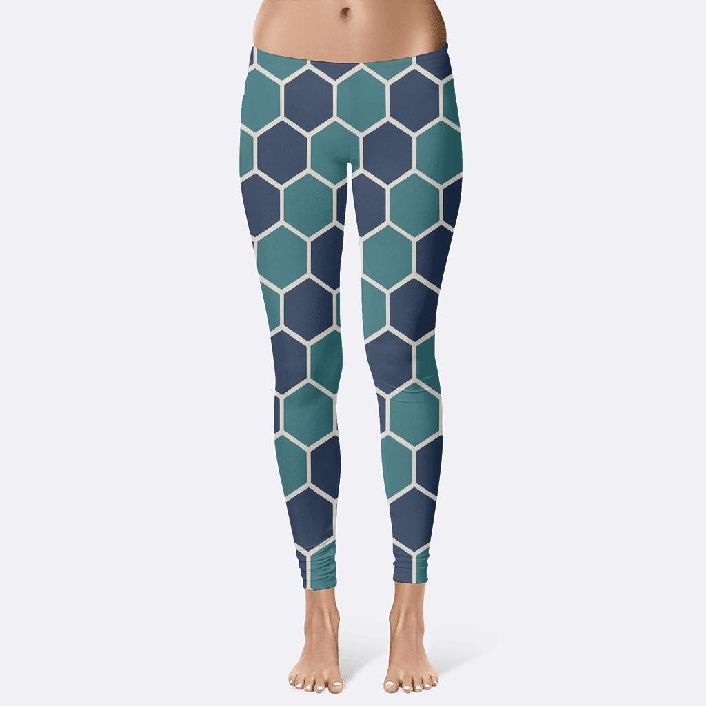 Hex Mesh Driftline soft cotton leggings