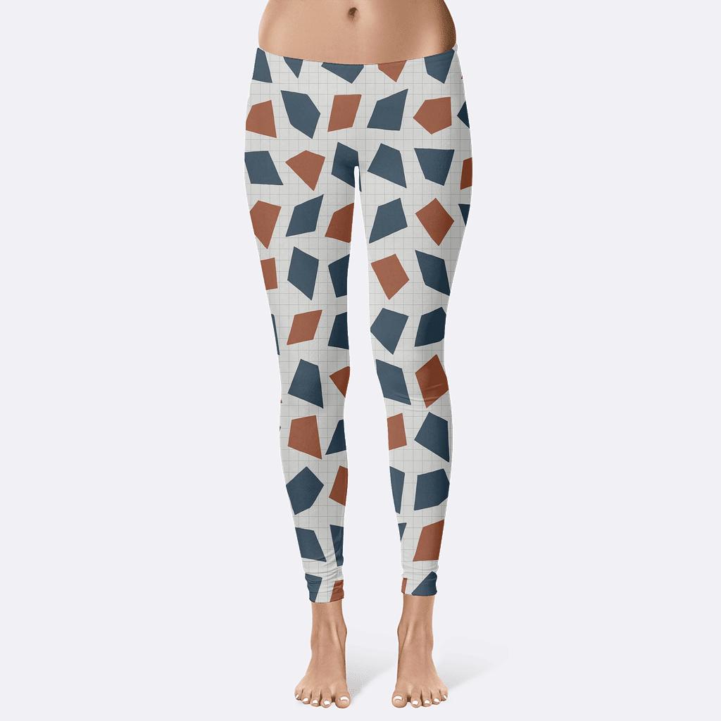 Asteroid Grid Scatter high-waist leggings