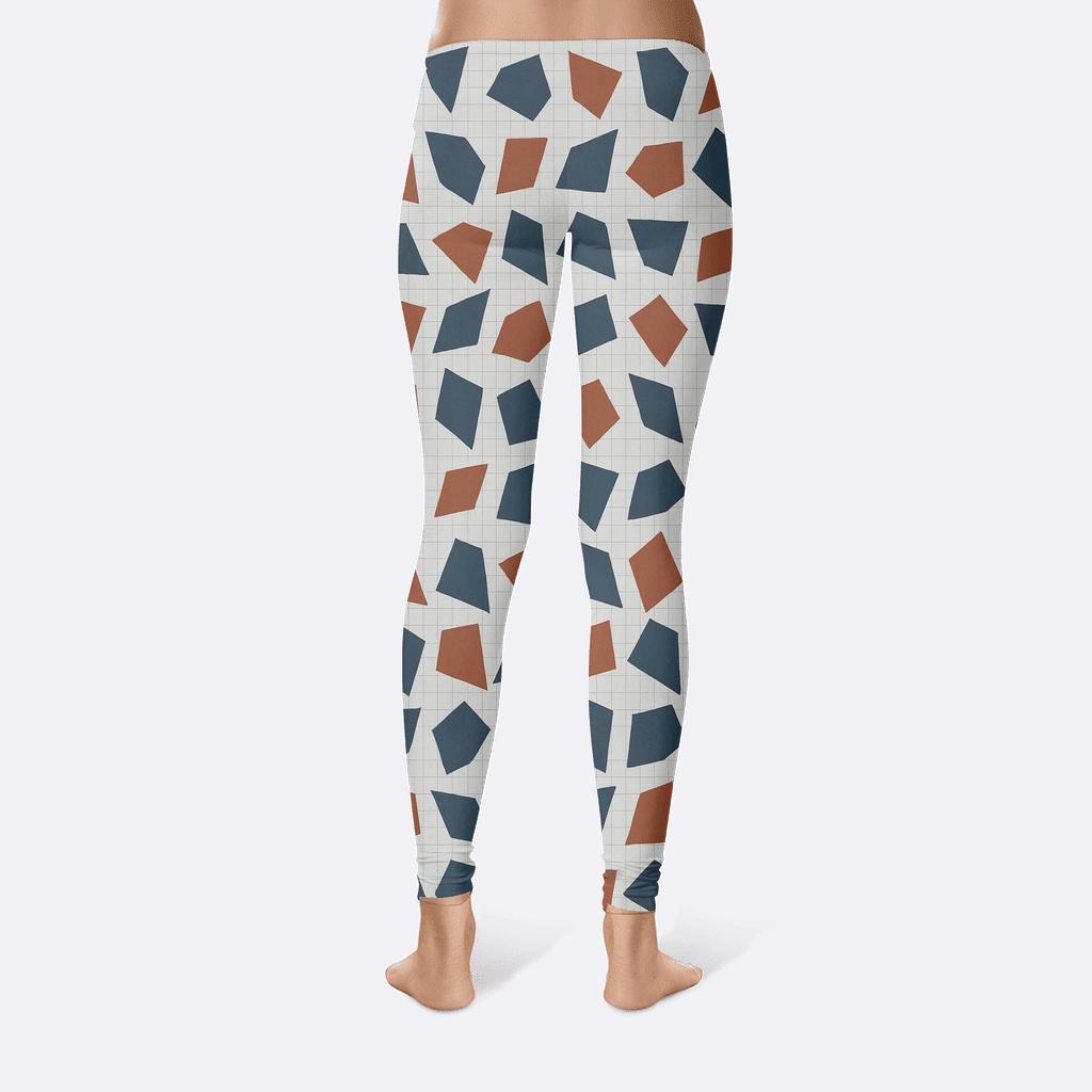 Asteroid Grid Scatter high-waist leggings