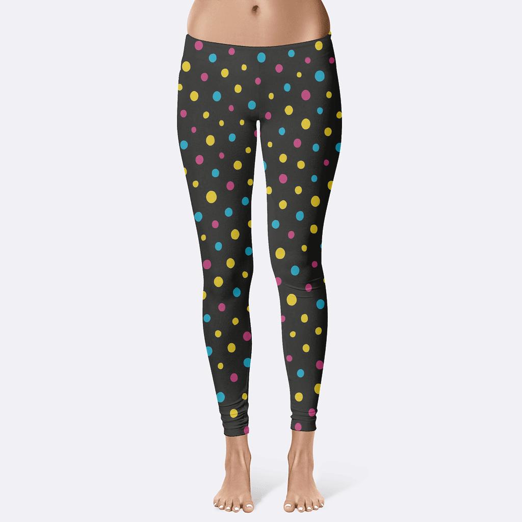 Quantum Dot Scatterplane soft cotton leggings