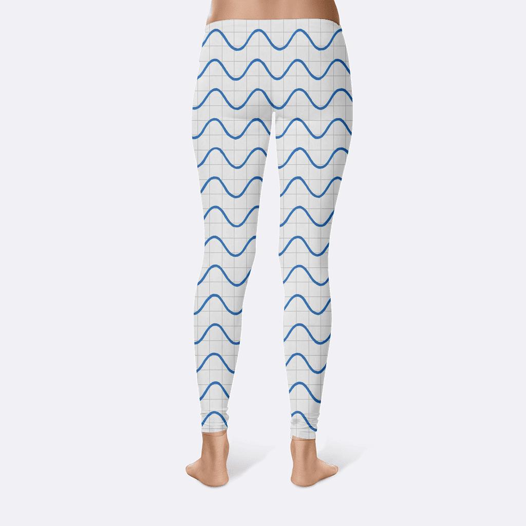 Interstellar Wave Grid soft cotton leggings
