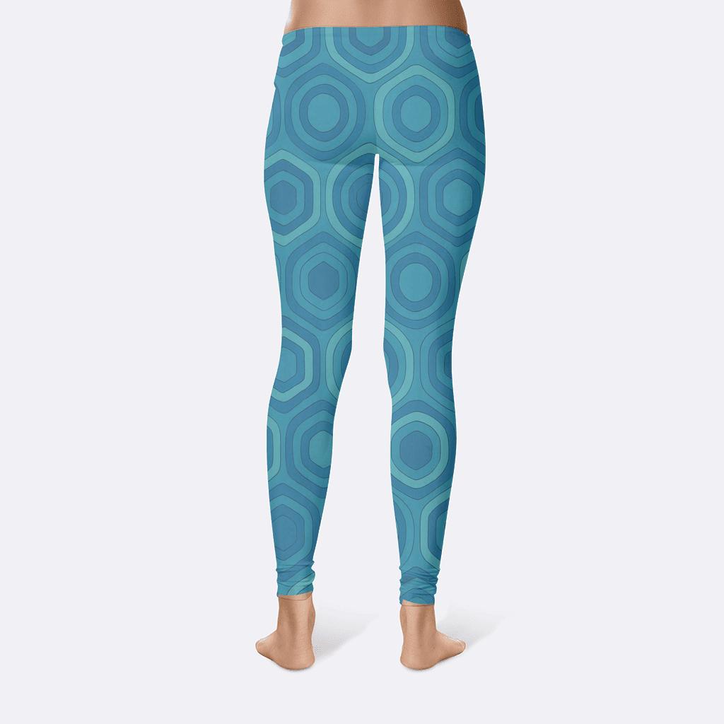 Hexagon Orbit Mesh unique fashion leggings