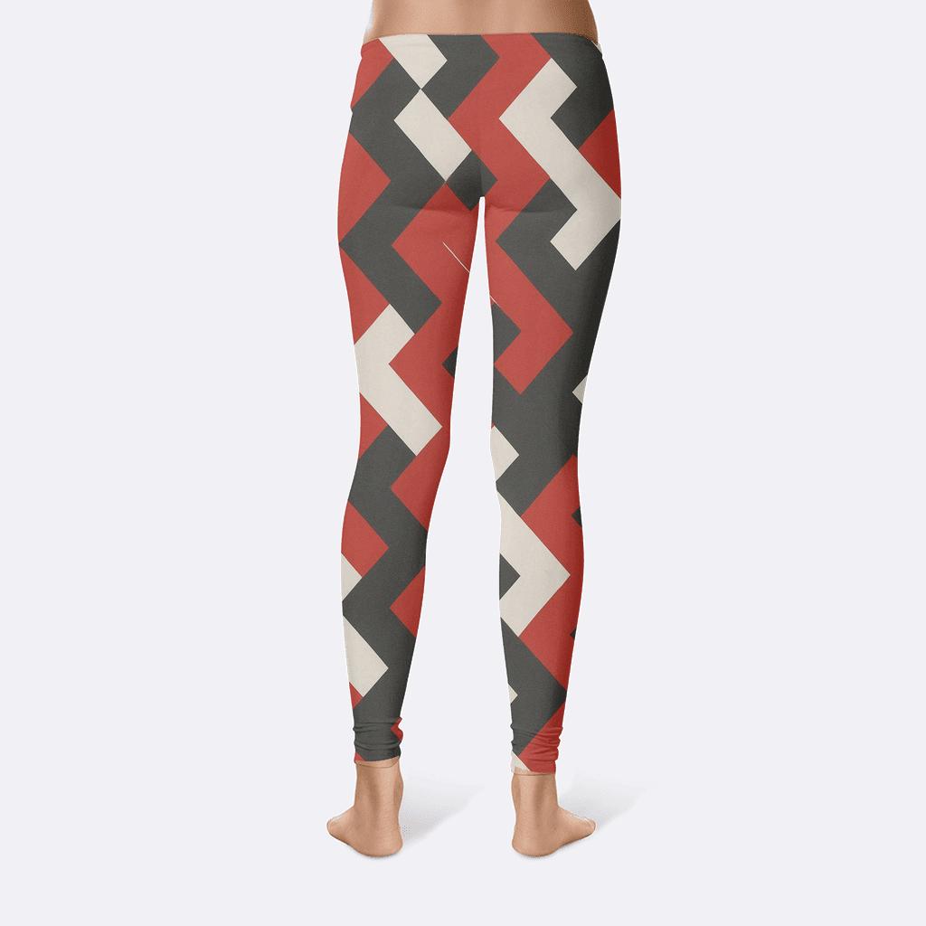 Rotating Rhombus Chain personalized print leggings