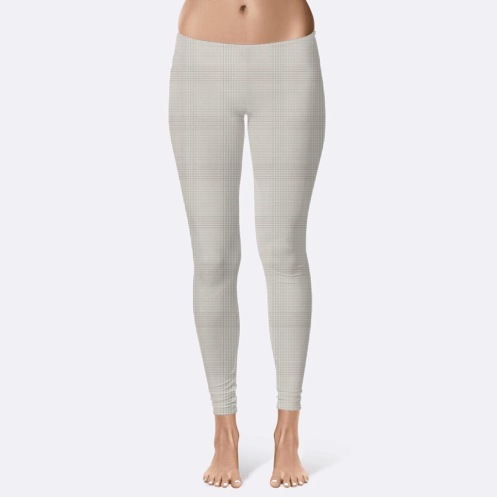 Fine Cross Weave Grid unique fashion leggings
