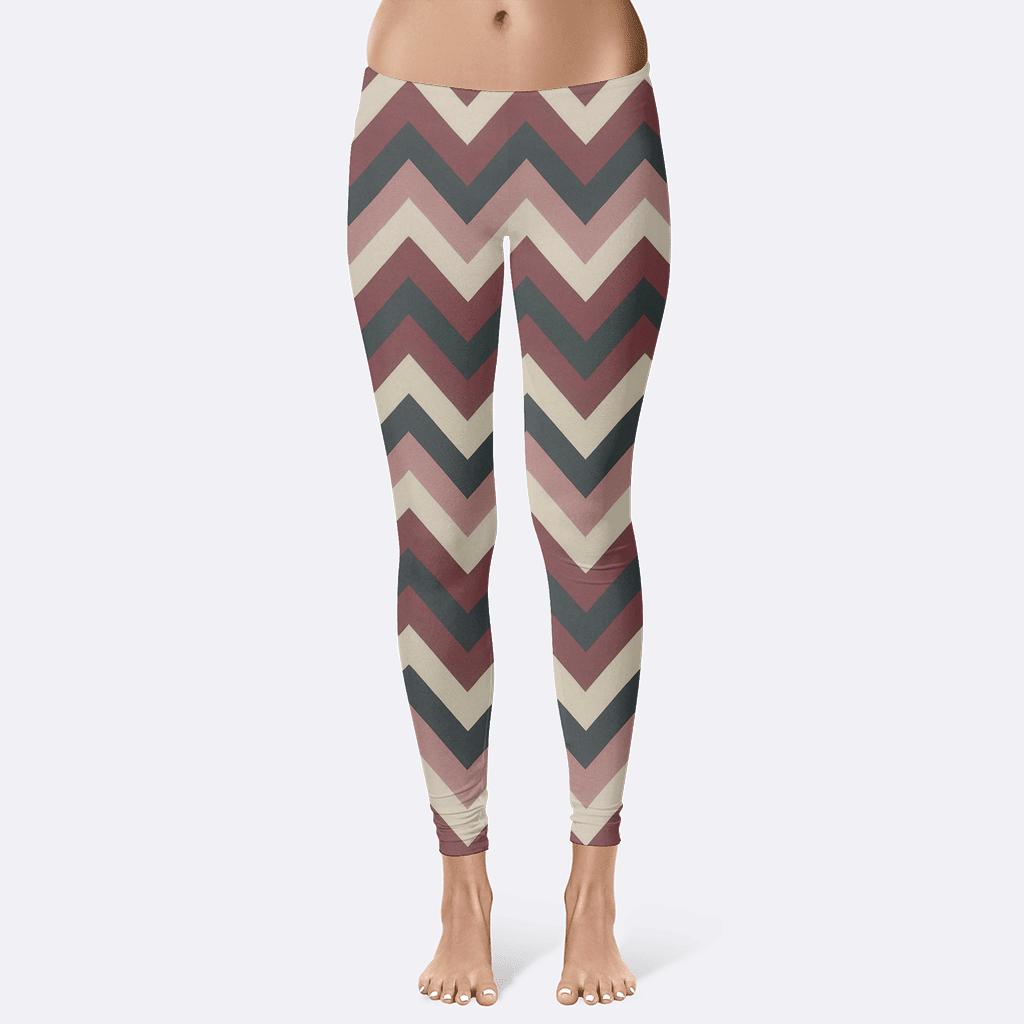Chevron Echo Cascade custom leggings
